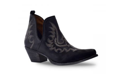 Lasso Lace Stitched Suede Leather Boots