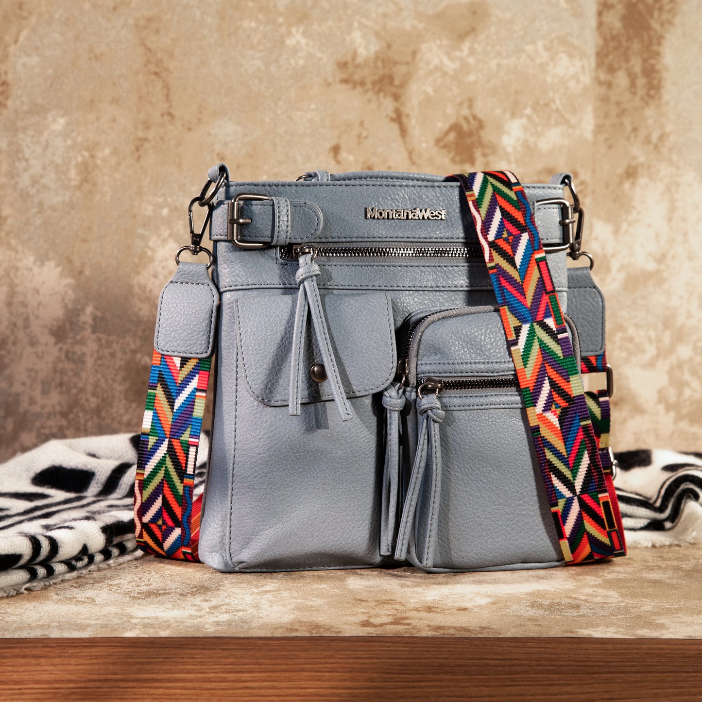 Montana West Multi Pockets Crossbody Bag - MWC-100AJN