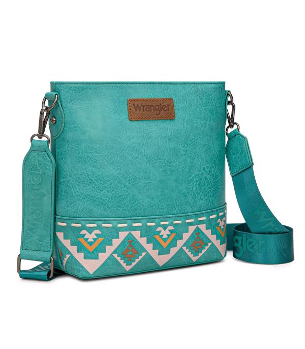 Wrangler Aztec Print Crossbody Bag