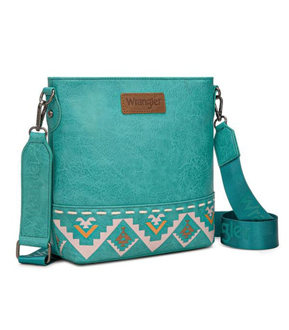 Wrangler Aztec Print Crossbody Bag
