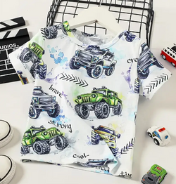 Graphic Tees For Boys: Lightweight Comfy Short Sleeve Tops