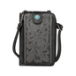Montana West Western Tooled Phone Case Crossbody Wallet Black