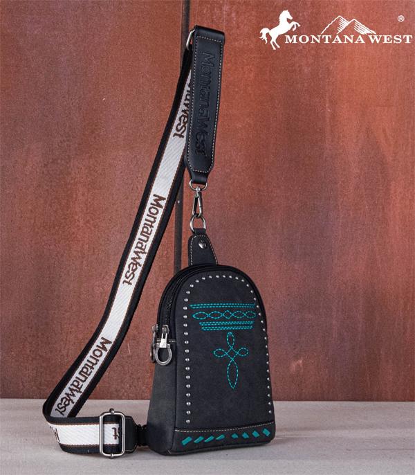 Montana West Boot Stitch Sling Bag