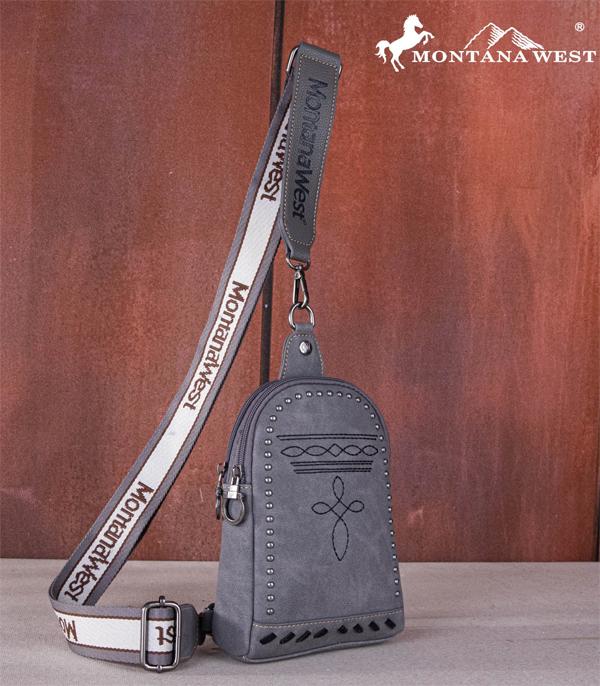 Montana West Boot Stitch Sling Bag