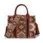 Wrangler Aztec Pattern Dual Sided Print -Tote/Crossbody -WG2209-8120S