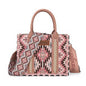 Wrangler Aztec Pattern Dual Sided Print -Tote/Crossbody -WG2209-8120S