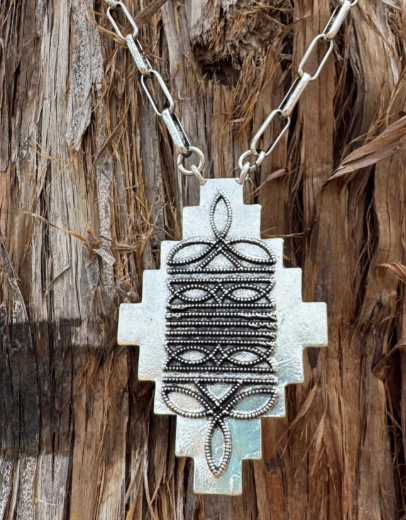 Stitched In Aztec Necklace