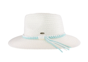 Braided Band Straw C.C Panama Hat