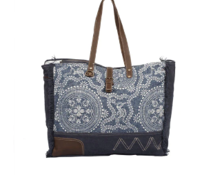 sylvan blue weekender bag