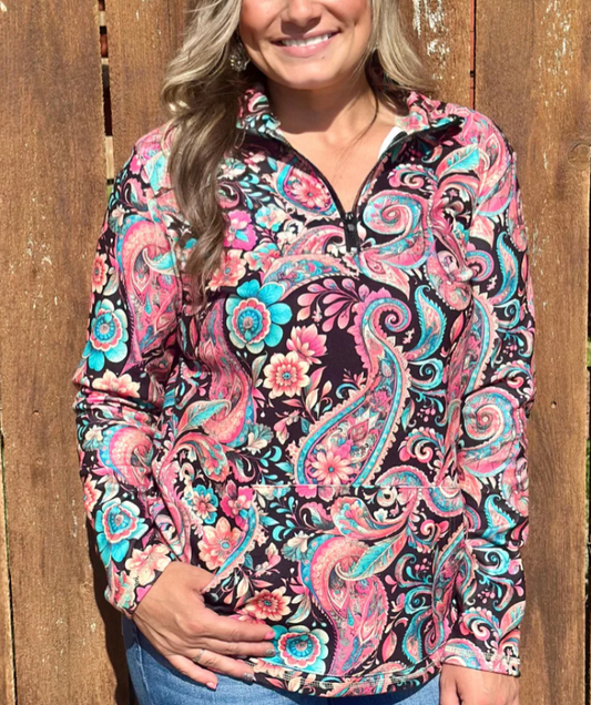 Midnight Bloom Pullover