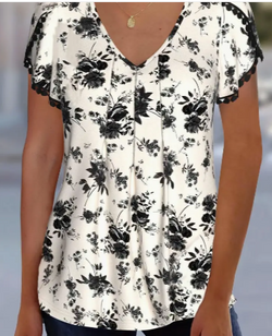 Vibrant Floral Print T-Shirt