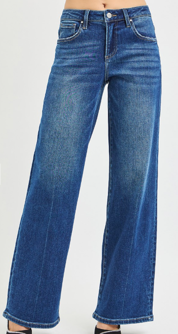 Risen Slouchy Wide Leg Jeans PW21431