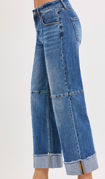 Risen Slouchy Crop Wide Seam PWC21406