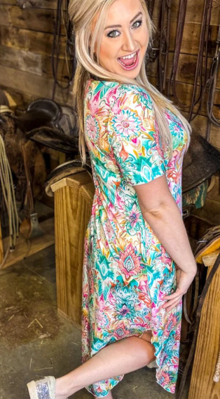 Pink Skies Maxi Dress