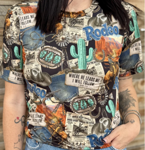 Retro Rodeo Nights Top