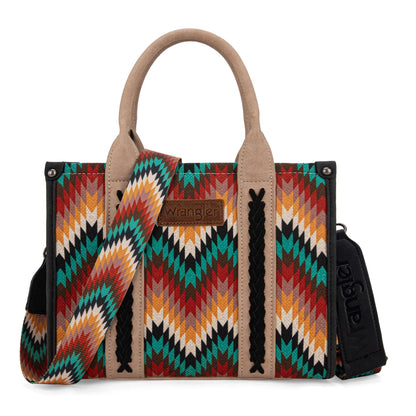 Wrangler Aztec Pattern Dual Sided Print -Tote/Crossbody -WG2209-8120S