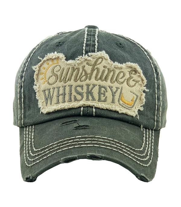 Sunshine and Whiskey Hat's