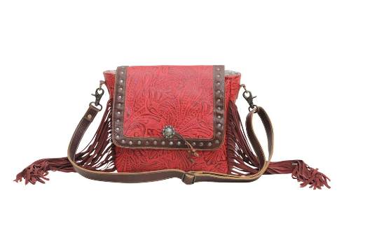 CHERRY POPS LEATHER & HAIRON BAG