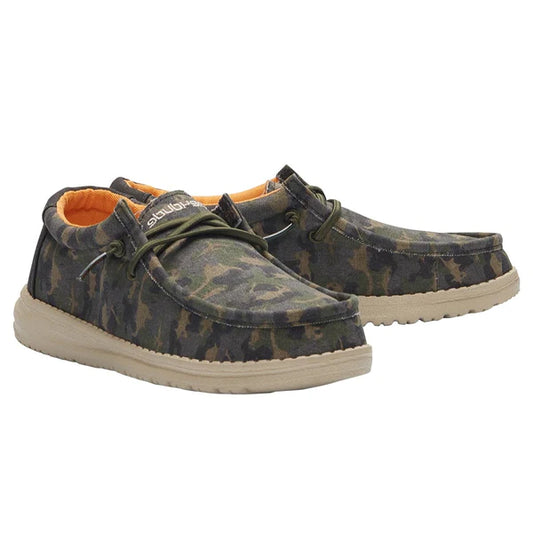 Hey Dude Children's Wally Musk Camodino Shoes 130131556