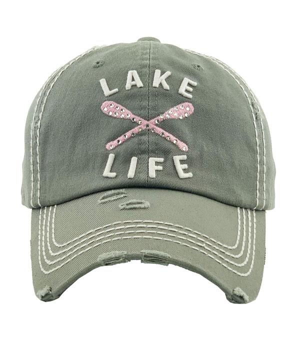 Lake Life Hat comes in 4 colors