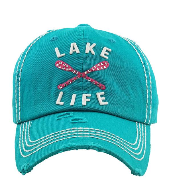 Lake Life Hat comes in 4 colors