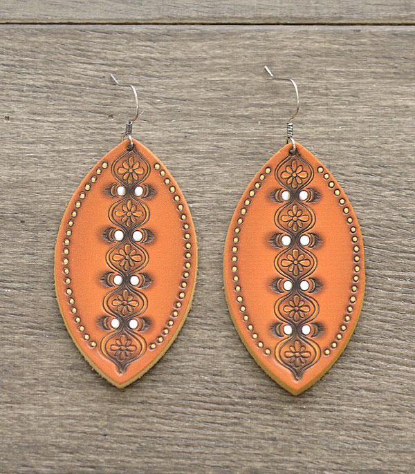 Oval Stone Earrings