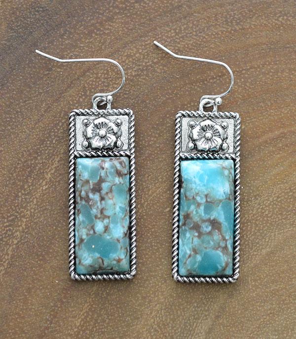 Silver and Turquoise Earrings