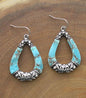 Turquoise Tear Drop Earrings