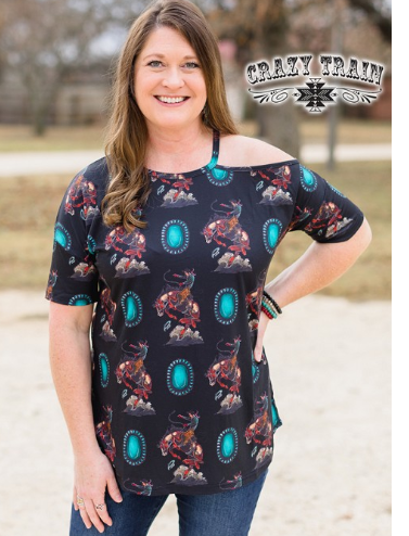 Concho Cowboy Top