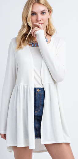 Long Sleeve Open Cardigan