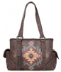 Montana West Aztec Concealed Carry Bag Coffee