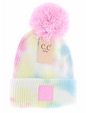 KIDS Tie Dye Pom C.C Beanie