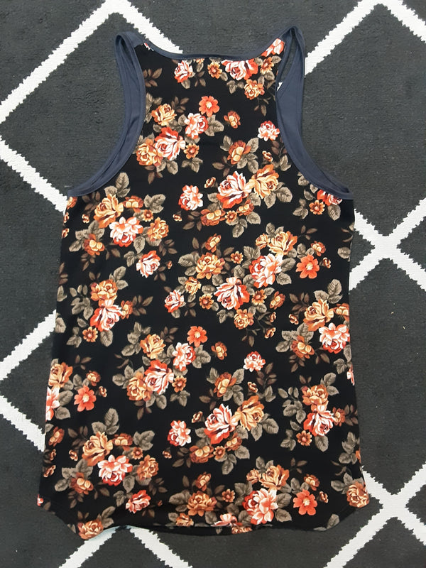 Fabulous Tank Top with Floral Back