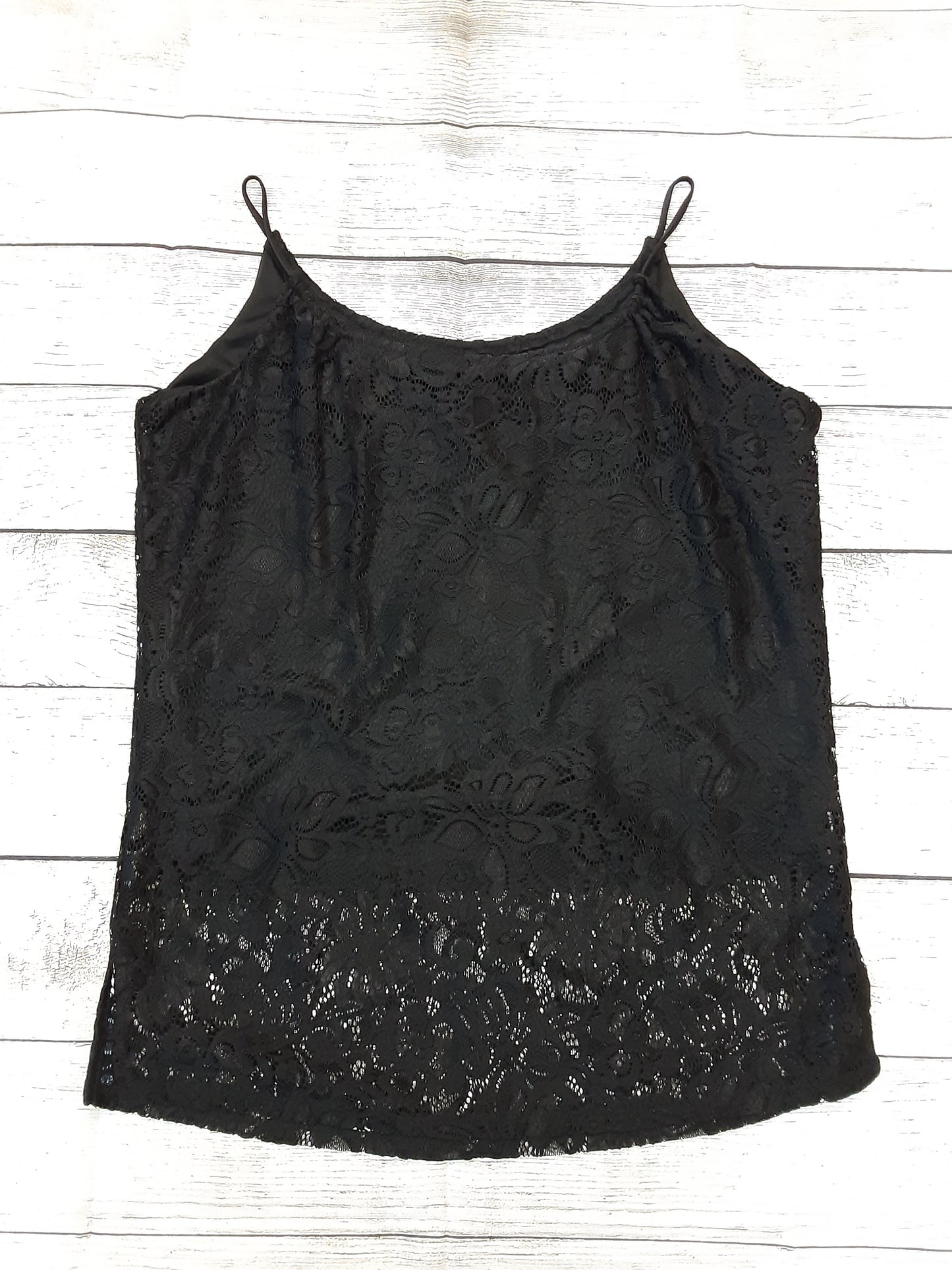 L&B Black Lace Tank