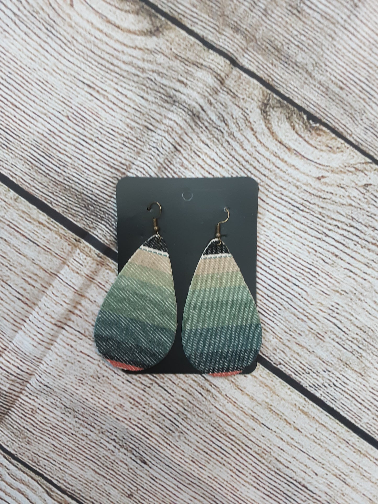 Aztec Tear Drop Earrings