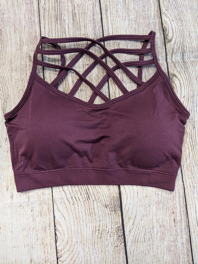 Spaghetti Bralette Cross Bra