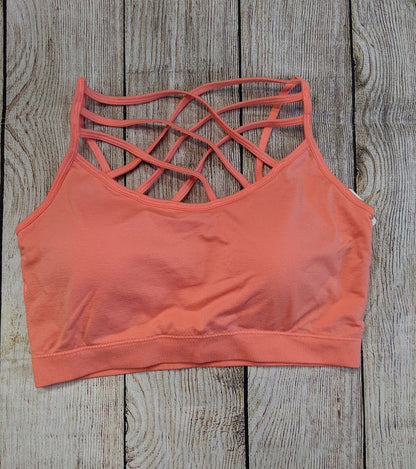 Spaghetti Bralette Cross Bra