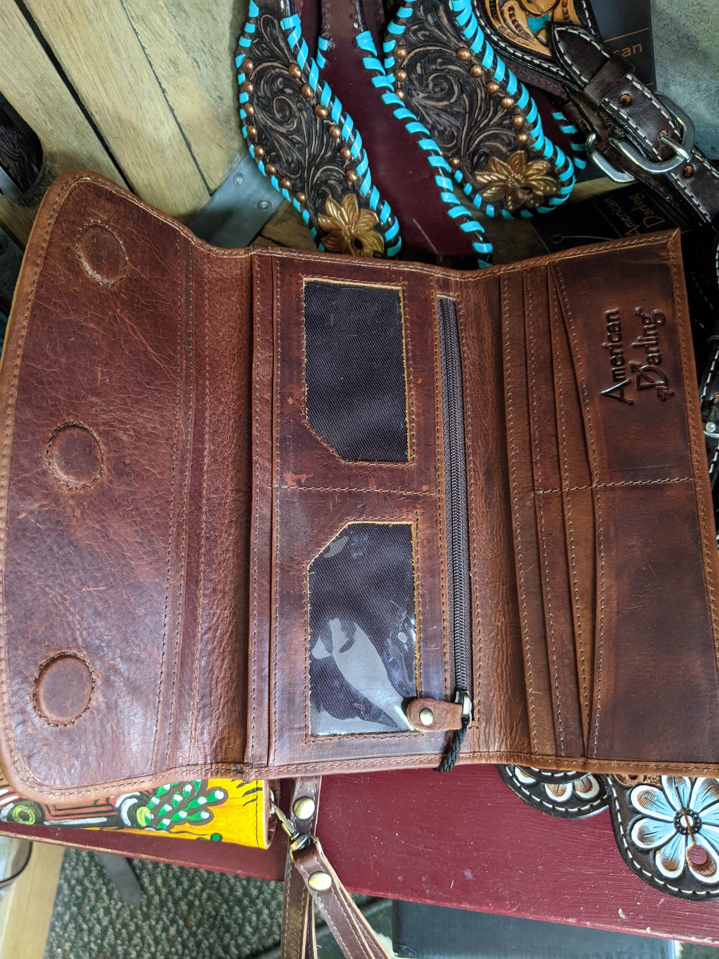 Buffalo Painted Wallet