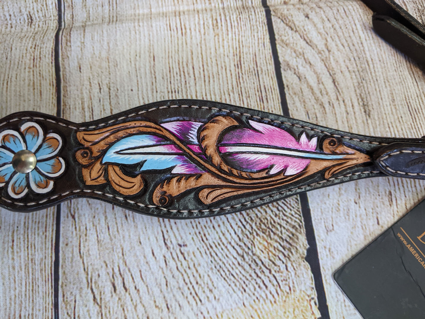 Tooled Leather Headstall