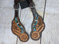 Tooled Leather Spur Straps