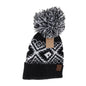 Aztec Multi-Colored Pom C.C Beanie