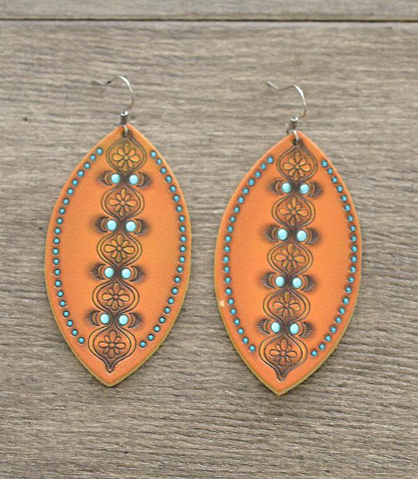 Oval Stone Earrings