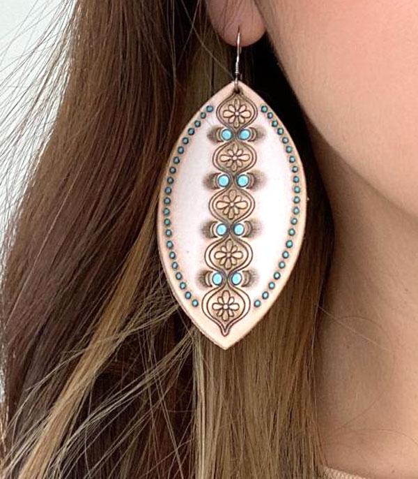 Oval Stone Earrings