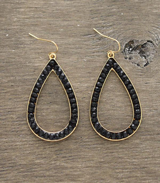 Teardrop Rhinestone Earrings